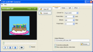 GIF to AVI SWF Converter screenshot